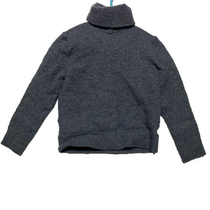 Boys Grey Wool Turtleneck